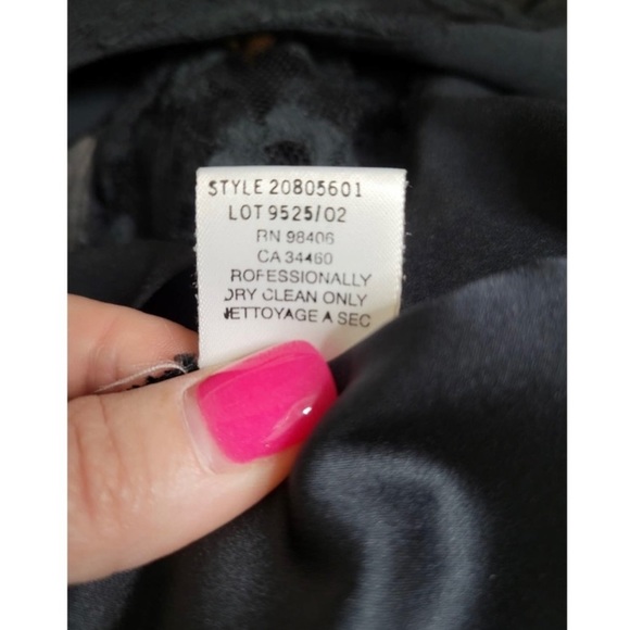 Theory Black Lace Overlay Dress - Size 0 - Picture 6 of 7